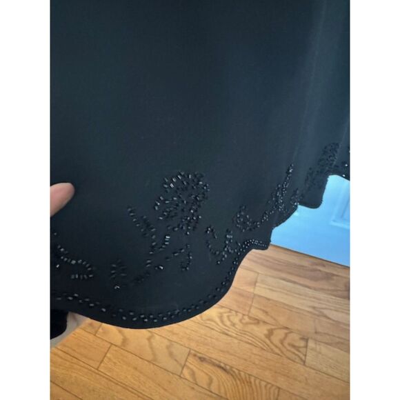 Vintage Jones New York Beaded dress, Black, Size 6 - Picture 3 of 9